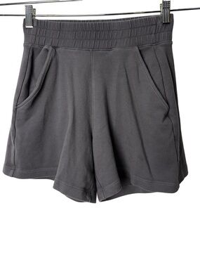AYR Women’s The TV Short Sweatshorts Lounge XS Black Charcoal